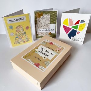Set Tarjetas de saludos - Papelería creativa