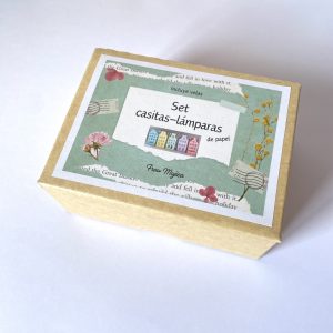 Set casitas lámparas - Papelería creativa